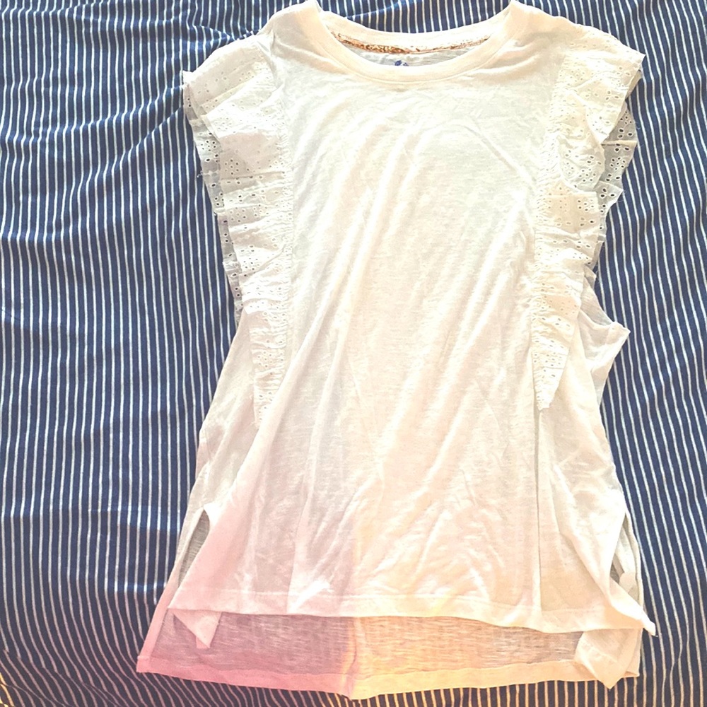 Anthropologie White Top (Size M)